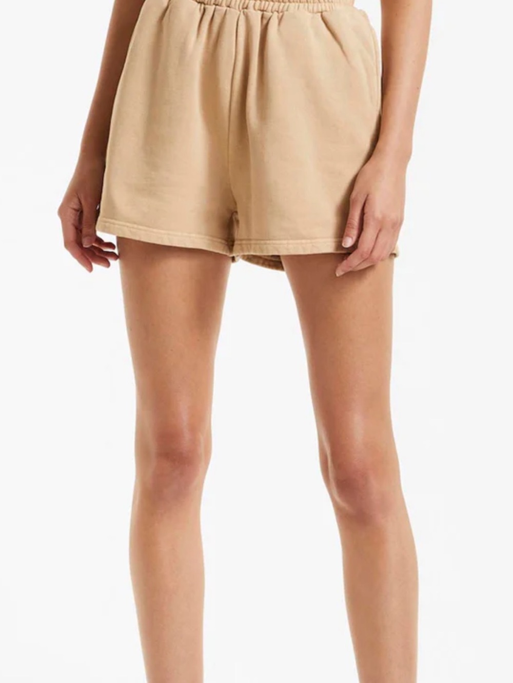 Ksubi Beige Elastic-Waist Athletic Shorts